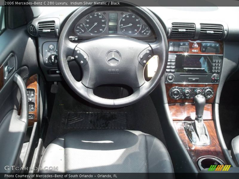 Iridium Silver Metallic / Black 2006 Mercedes-Benz C 280 Luxury