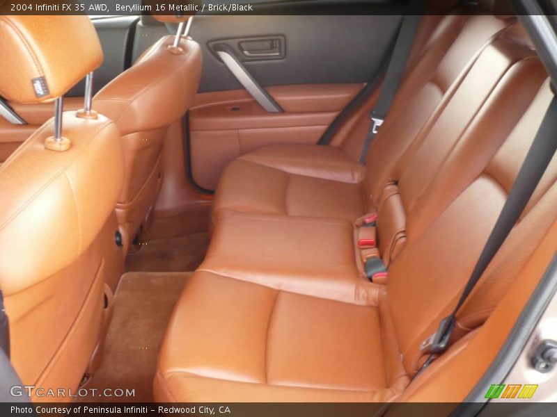 Beryllium 16 Metallic / Brick/Black 2004 Infiniti FX 35 AWD