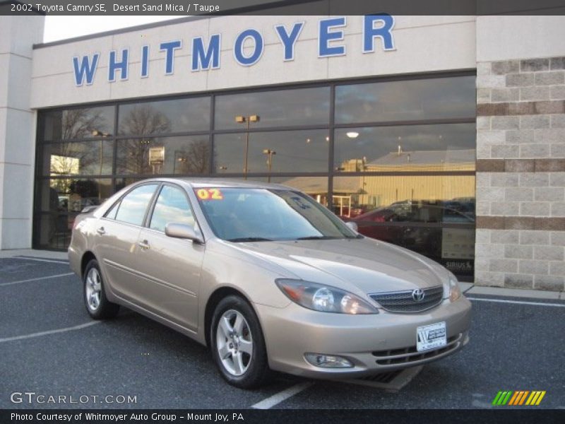 Desert Sand Mica / Taupe 2002 Toyota Camry SE