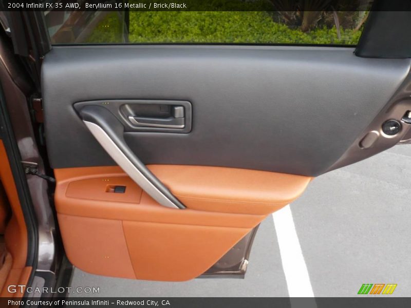 Beryllium 16 Metallic / Brick/Black 2004 Infiniti FX 35 AWD
