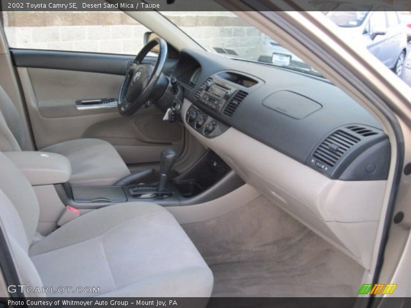 Desert Sand Mica / Taupe 2002 Toyota Camry SE