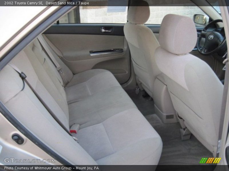 Desert Sand Mica / Taupe 2002 Toyota Camry SE