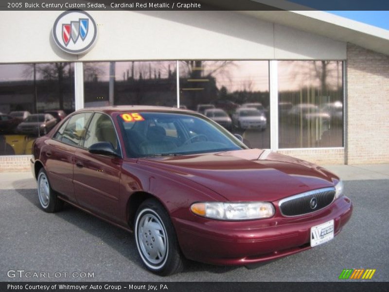 Cardinal Red Metallic / Graphite 2005 Buick Century Custom Sedan