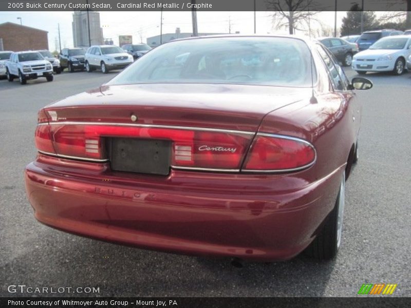 Cardinal Red Metallic / Graphite 2005 Buick Century Custom Sedan