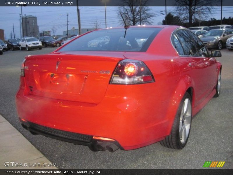 Liquid Red / Onyx 2009 Pontiac G8 GT