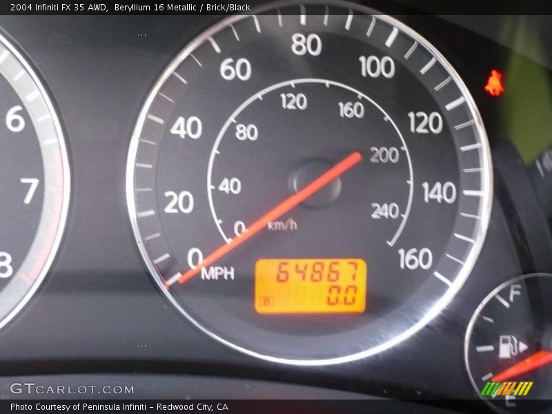 Beryllium 16 Metallic / Brick/Black 2004 Infiniti FX 35 AWD