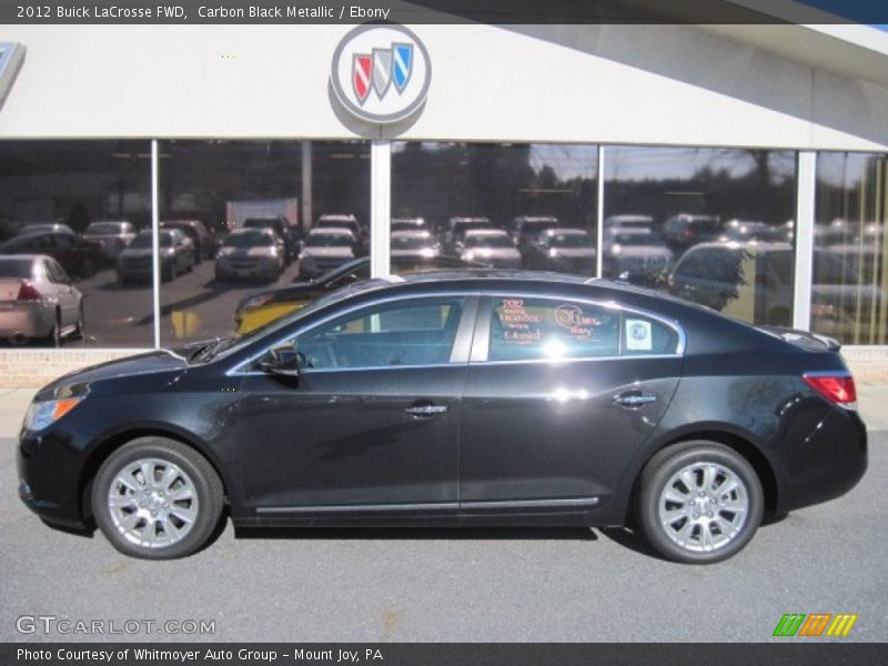 Carbon Black Metallic / Ebony 2012 Buick LaCrosse FWD