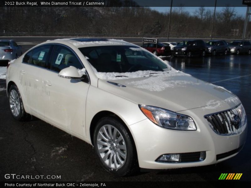 White Diamond Tricoat / Cashmere 2012 Buick Regal