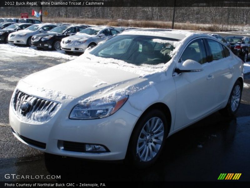 White Diamond Tricoat / Cashmere 2012 Buick Regal