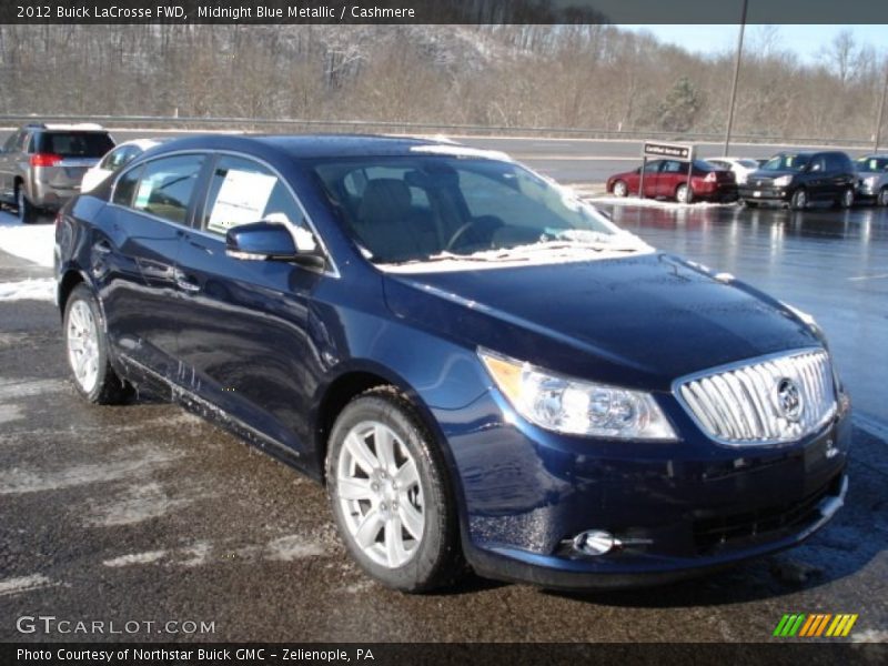 Midnight Blue Metallic / Cashmere 2012 Buick LaCrosse FWD