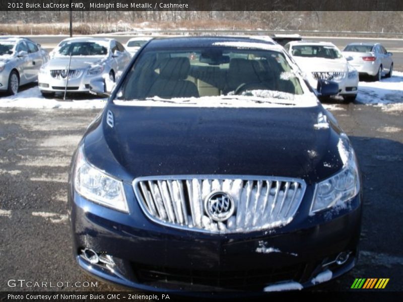 Midnight Blue Metallic / Cashmere 2012 Buick LaCrosse FWD
