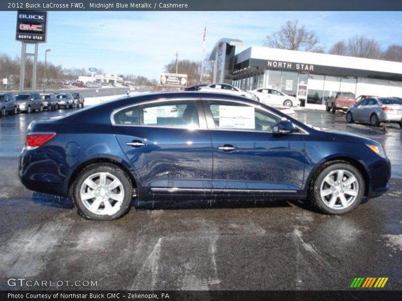 Midnight Blue Metallic / Cashmere 2012 Buick LaCrosse FWD