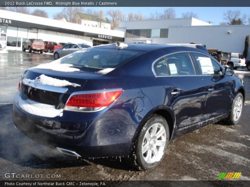 Midnight Blue Metallic / Cashmere 2012 Buick LaCrosse FWD