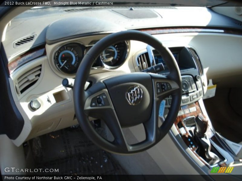 Midnight Blue Metallic / Cashmere 2012 Buick LaCrosse FWD