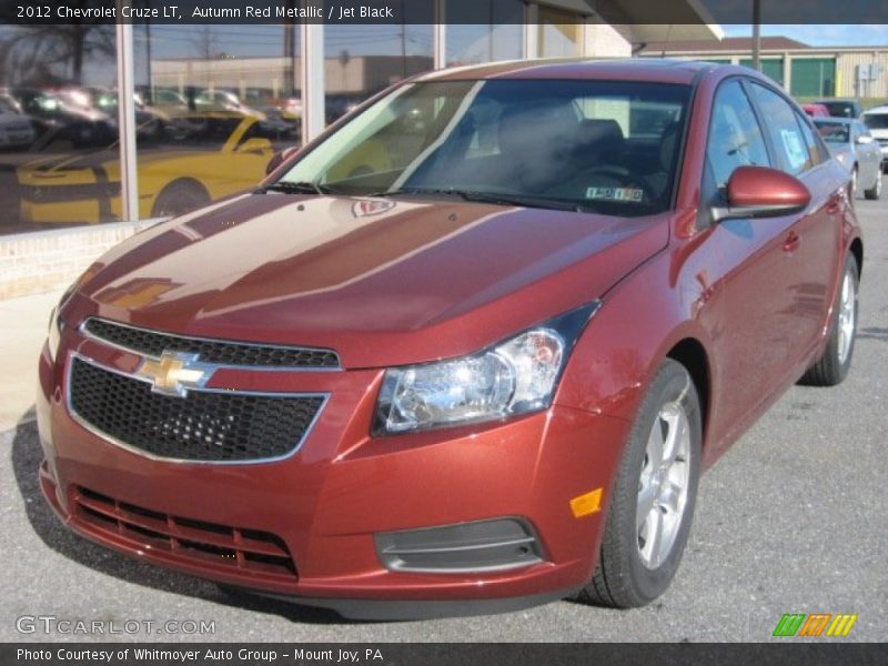 Autumn Red Metallic / Jet Black 2012 Chevrolet Cruze LT