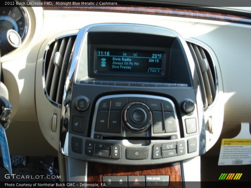 Midnight Blue Metallic / Cashmere 2012 Buick LaCrosse FWD