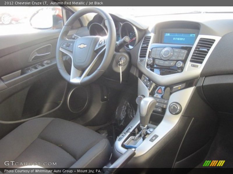 Autumn Red Metallic / Jet Black 2012 Chevrolet Cruze LT