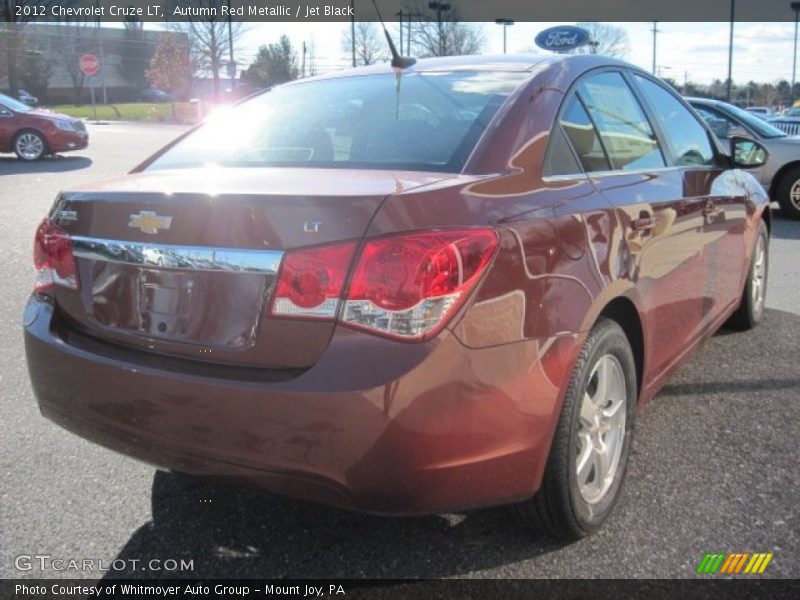 Autumn Red Metallic / Jet Black 2012 Chevrolet Cruze LT
