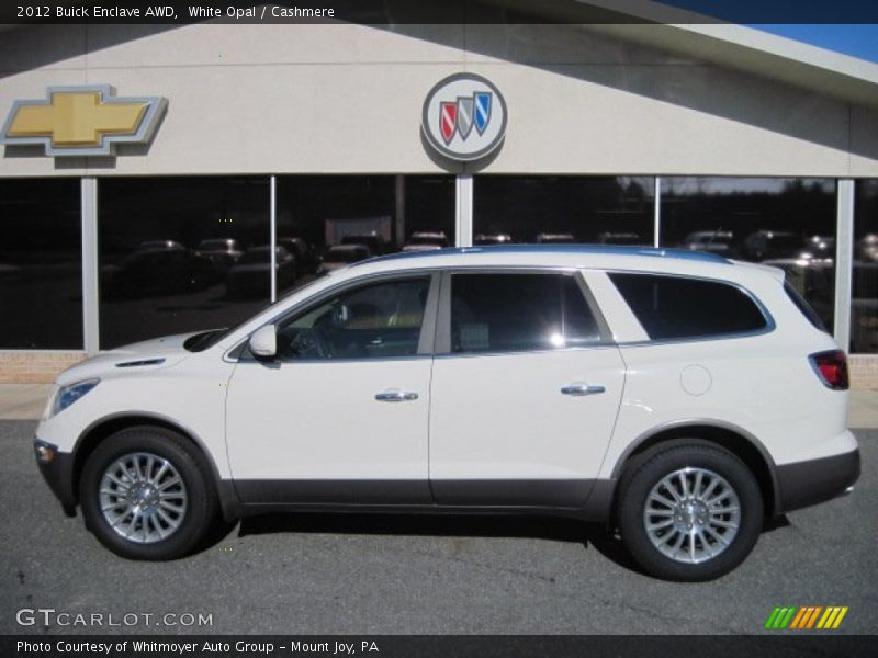 White Opal / Cashmere 2012 Buick Enclave AWD