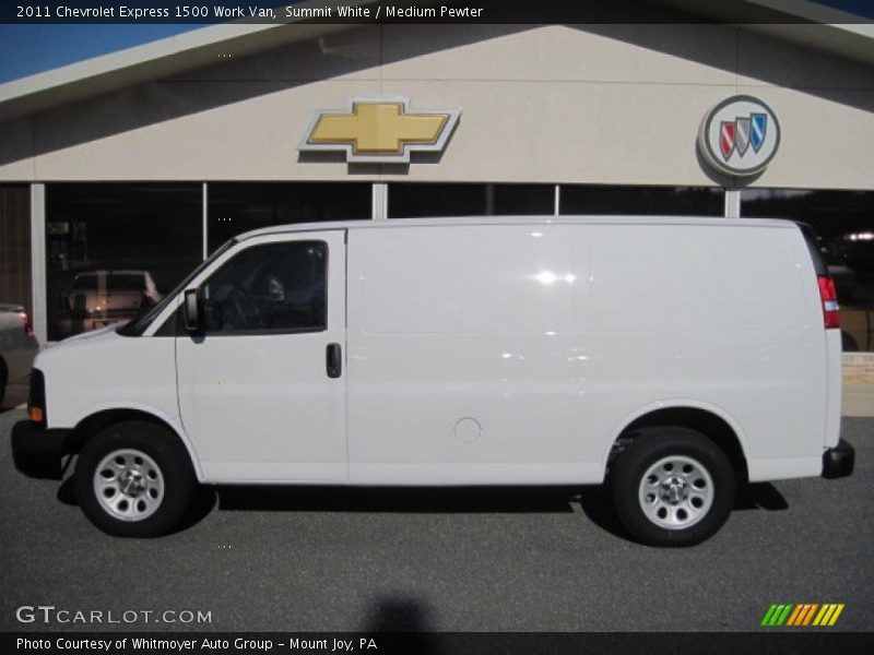 Summit White / Medium Pewter 2011 Chevrolet Express 1500 Work Van