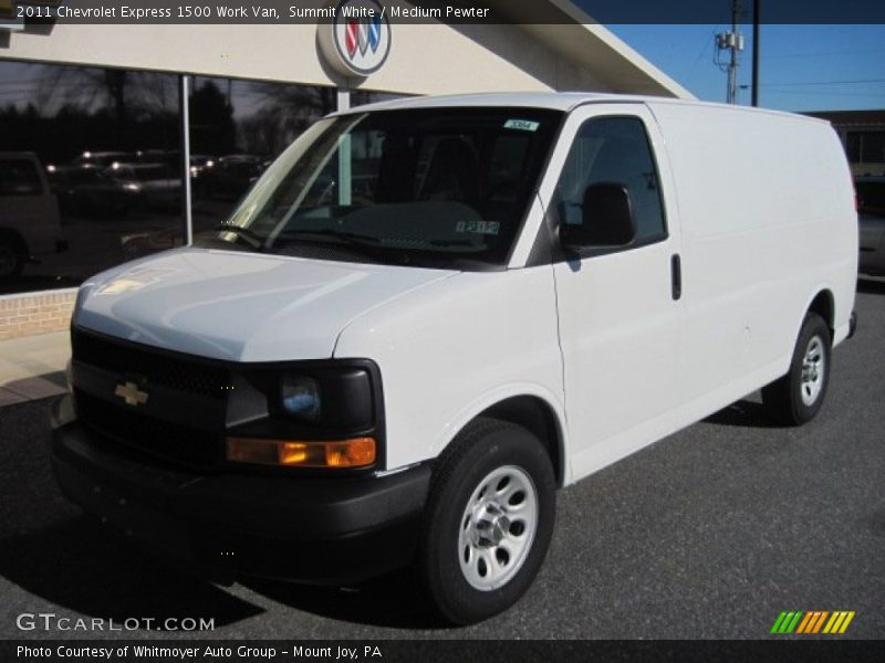 Summit White / Medium Pewter 2011 Chevrolet Express 1500 Work Van