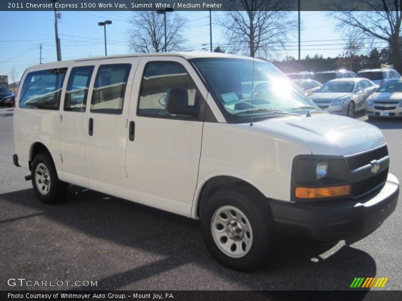 Summit White / Medium Pewter 2011 Chevrolet Express 1500 Work Van