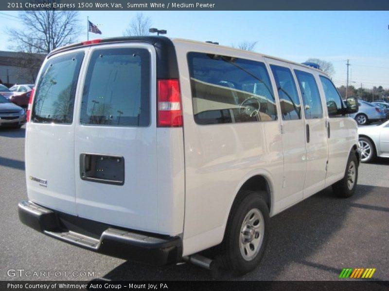 Summit White / Medium Pewter 2011 Chevrolet Express 1500 Work Van