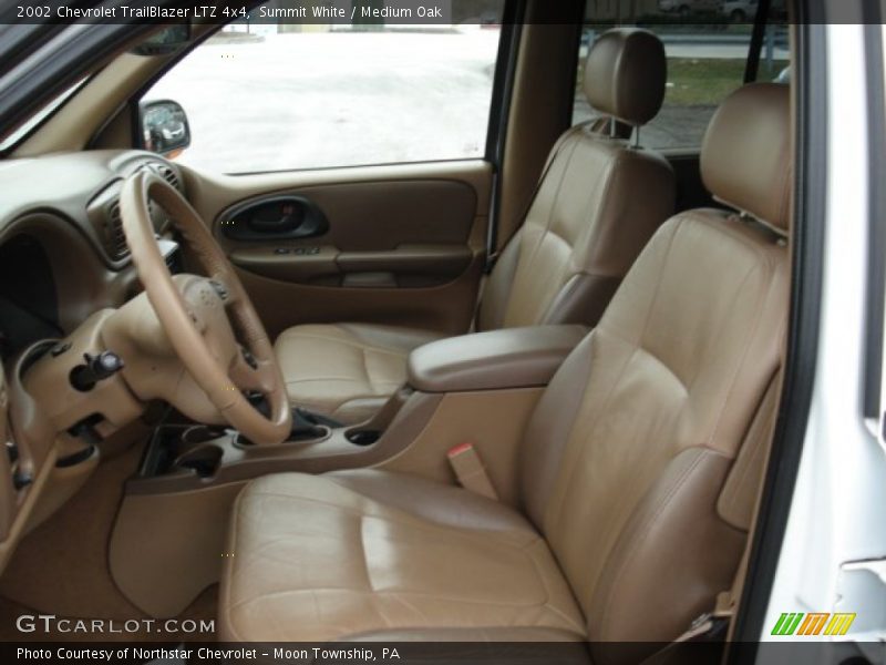 Summit White / Medium Oak 2002 Chevrolet TrailBlazer LTZ 4x4