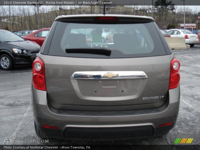 Mocha Steel Metallic / Jet Black/Light Titanium 2010 Chevrolet Equinox LS