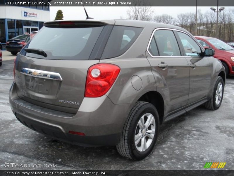 Mocha Steel Metallic / Jet Black/Light Titanium 2010 Chevrolet Equinox LS