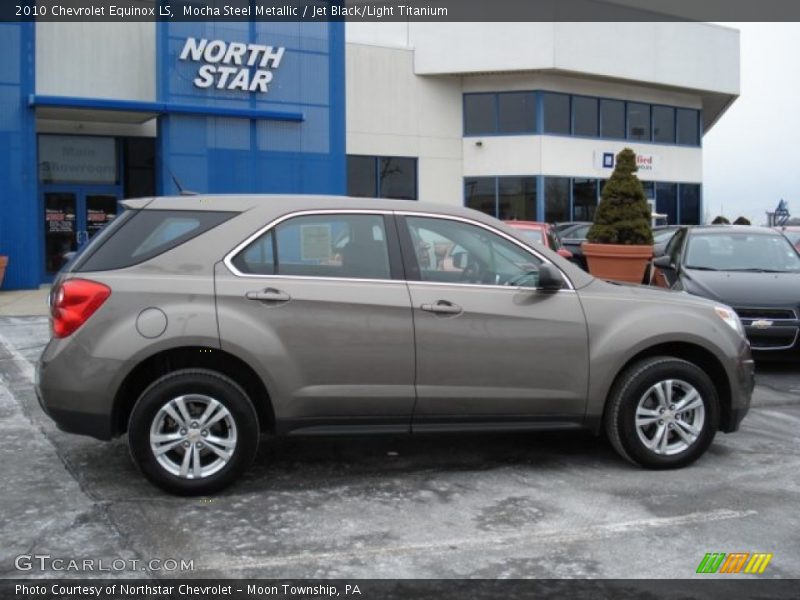 Mocha Steel Metallic / Jet Black/Light Titanium 2010 Chevrolet Equinox LS
