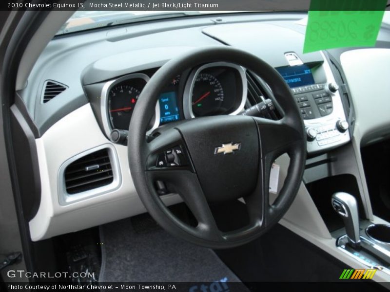 Mocha Steel Metallic / Jet Black/Light Titanium 2010 Chevrolet Equinox LS