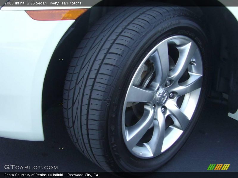 Ivory Pearl / Stone 2005 Infiniti G 35 Sedan
