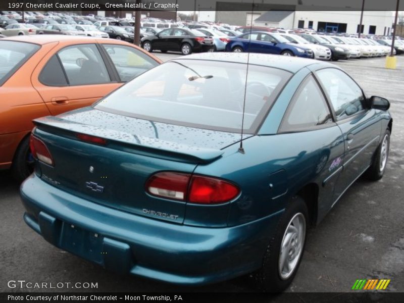 Green Metallic / Graphite 1997 Chevrolet Cavalier Coupe