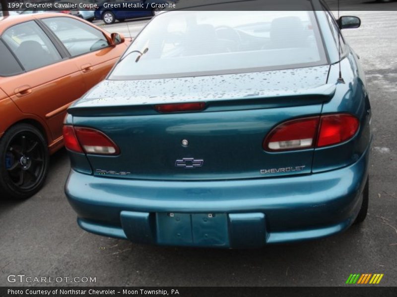 Green Metallic / Graphite 1997 Chevrolet Cavalier Coupe