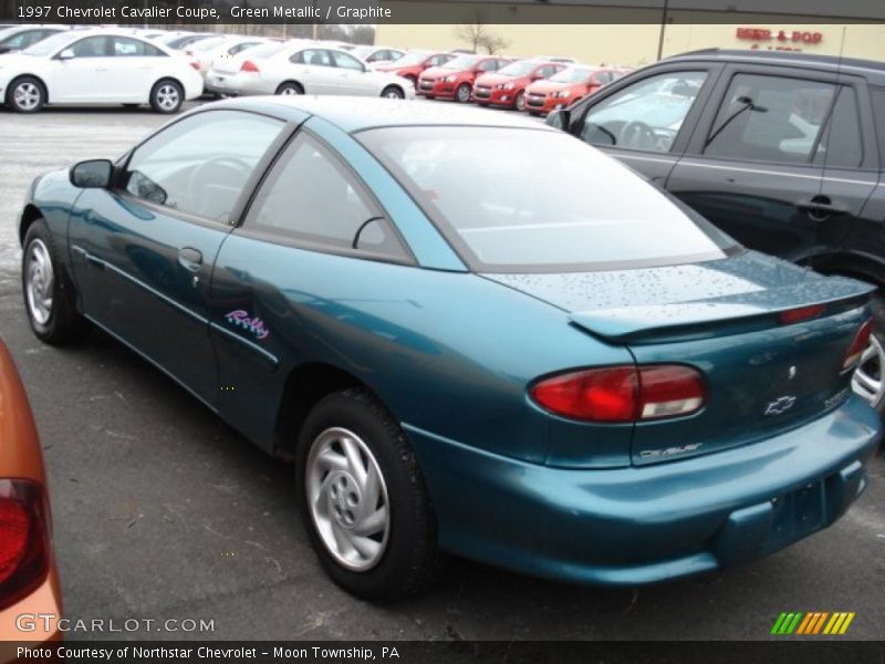 Green Metallic / Graphite 1997 Chevrolet Cavalier Coupe
