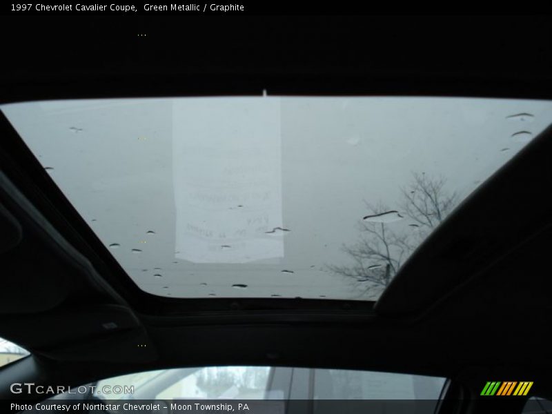 Green Metallic / Graphite 1997 Chevrolet Cavalier Coupe