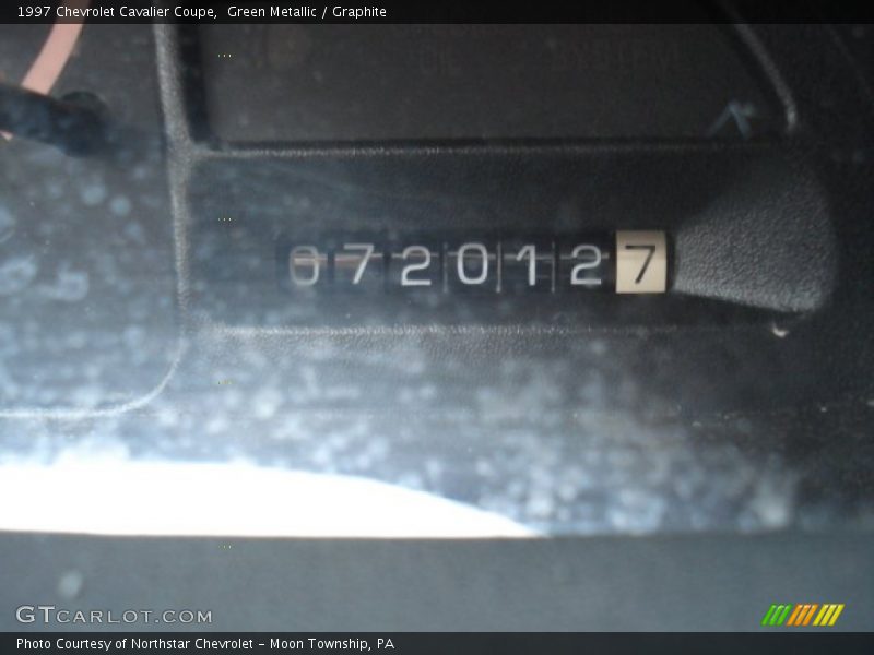 Green Metallic / Graphite 1997 Chevrolet Cavalier Coupe