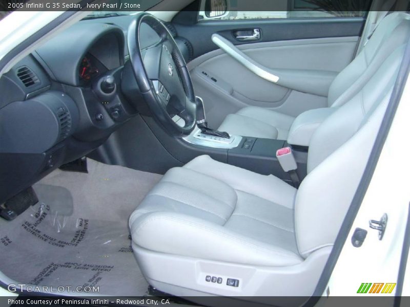 Ivory Pearl / Stone 2005 Infiniti G 35 Sedan