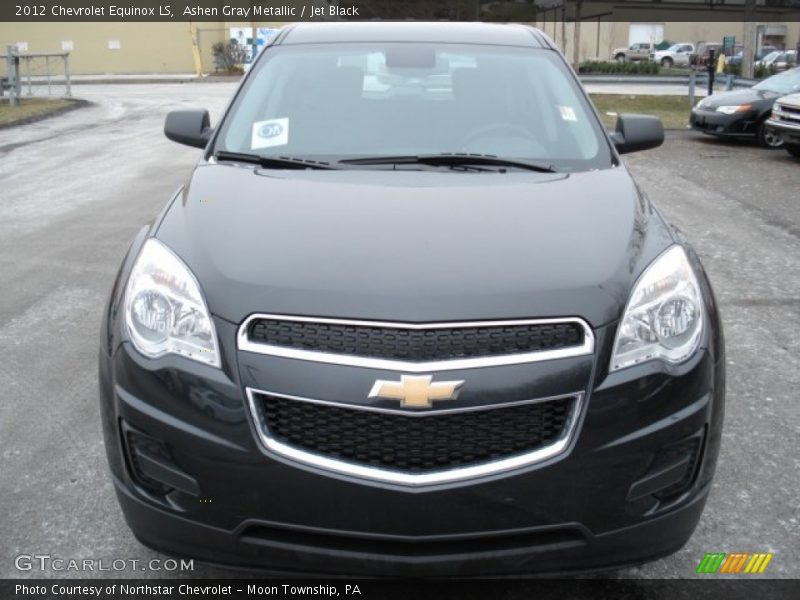 Ashen Gray Metallic / Jet Black 2012 Chevrolet Equinox LS