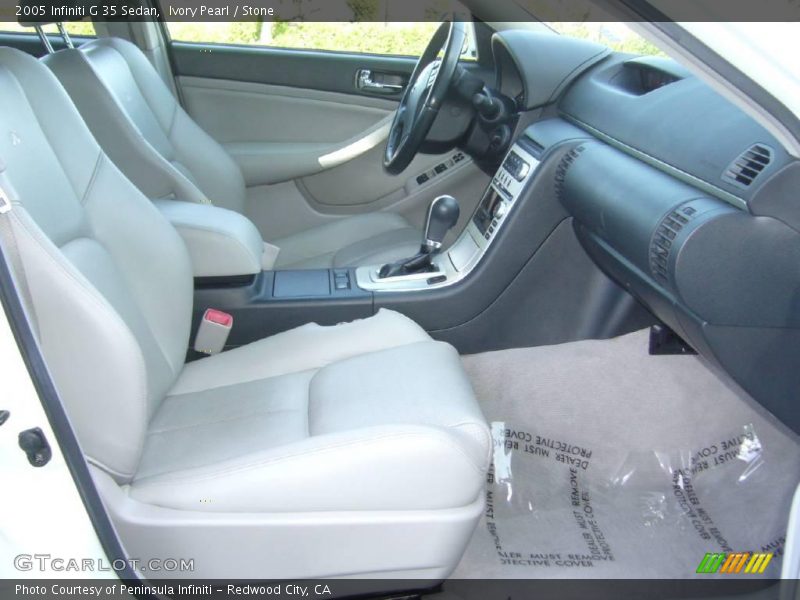 Ivory Pearl / Stone 2005 Infiniti G 35 Sedan