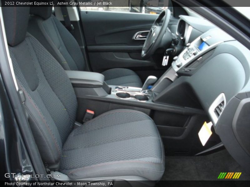 Ashen Gray Metallic / Jet Black 2012 Chevrolet Equinox LS