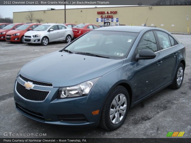 Blue Granite Metallic / Jet Black/Medium Titanium 2012 Chevrolet Cruze LS