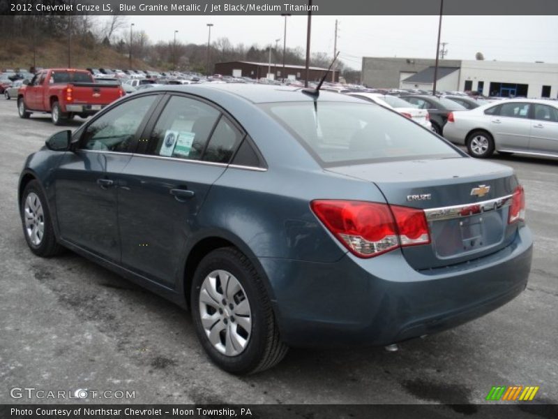 Blue Granite Metallic / Jet Black/Medium Titanium 2012 Chevrolet Cruze LS