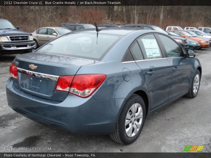 Blue Granite Metallic / Jet Black/Medium Titanium 2012 Chevrolet Cruze LS