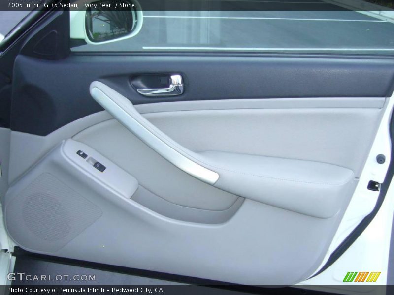 Ivory Pearl / Stone 2005 Infiniti G 35 Sedan