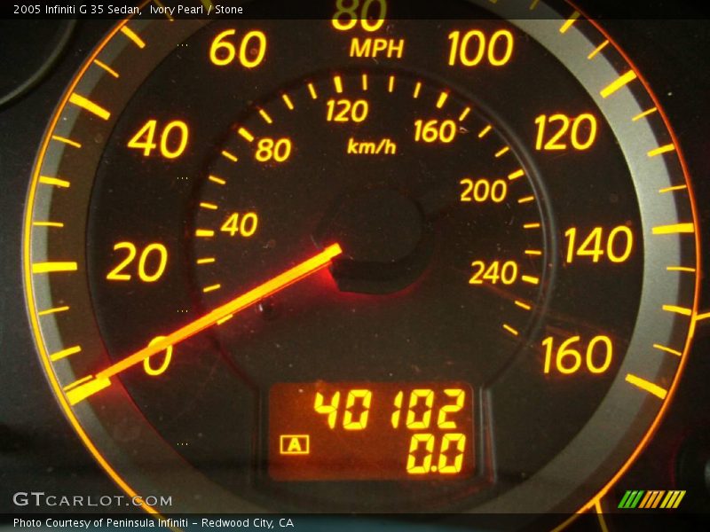 Ivory Pearl / Stone 2005 Infiniti G 35 Sedan