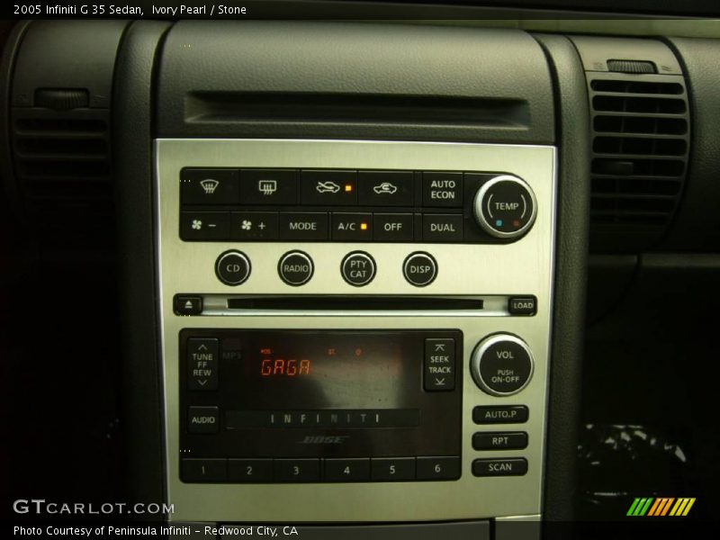 Ivory Pearl / Stone 2005 Infiniti G 35 Sedan