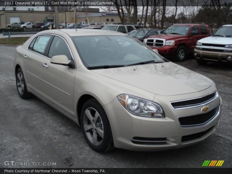 Gold Mist Metallic / Cocoa/Cashmere 2012 Chevrolet Malibu LT