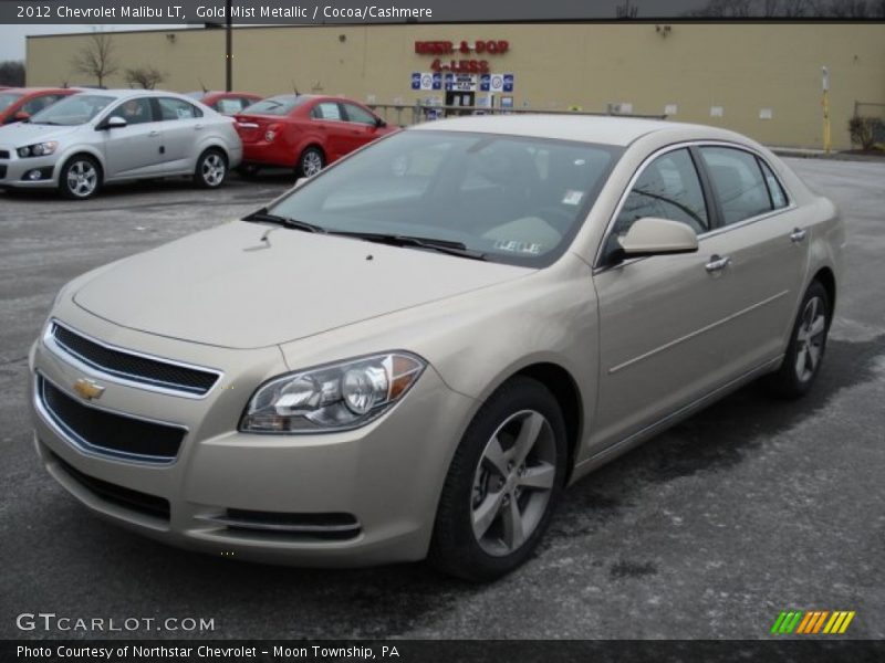 Gold Mist Metallic / Cocoa/Cashmere 2012 Chevrolet Malibu LT